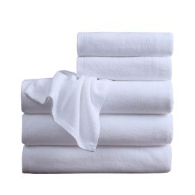 Cotton White Bath Towel Special Soft Bed Towel Cotton Thickened Absorbent (Option: 500g Super Durable 150x70)