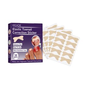 Home Fashion Elastic Toenail Correction Patch (Option: Photo Color-60PCS)